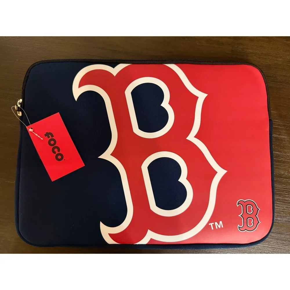 Boston Red Sox Foco Brand Zippered 15 x 11 Laptop Sleeve- NWT